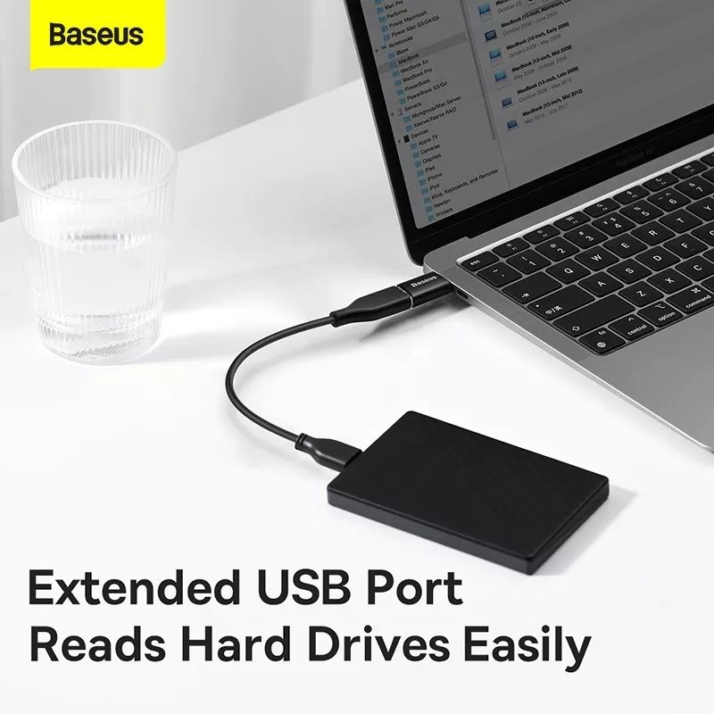 Перехідник Baseus Ingenuity Series Mini OTG Adaptor Type-C to USB-A 3.