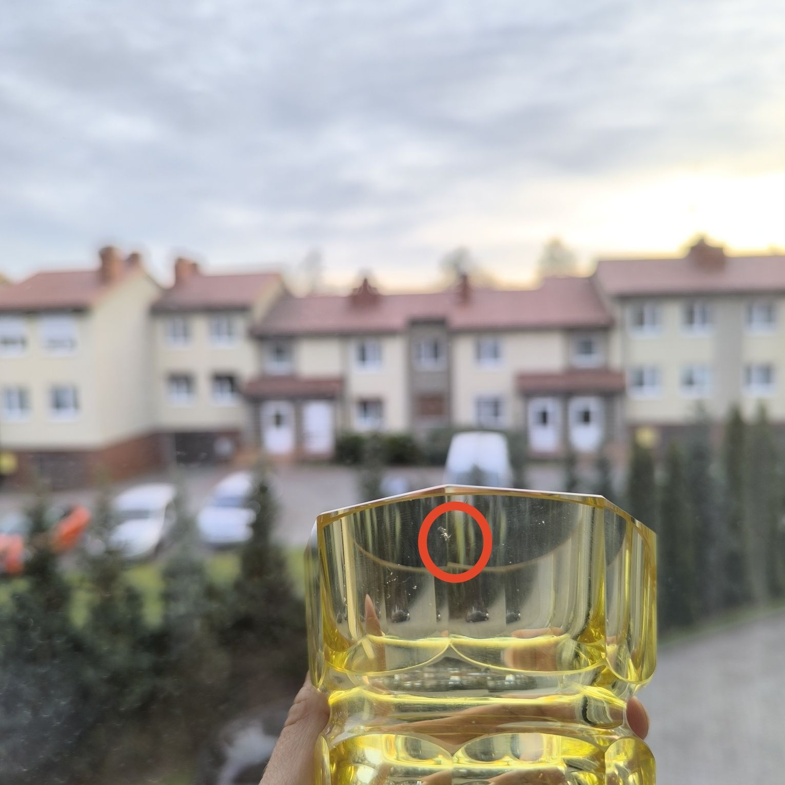 Moser Hoffmann Wazon Szklany Art Deco