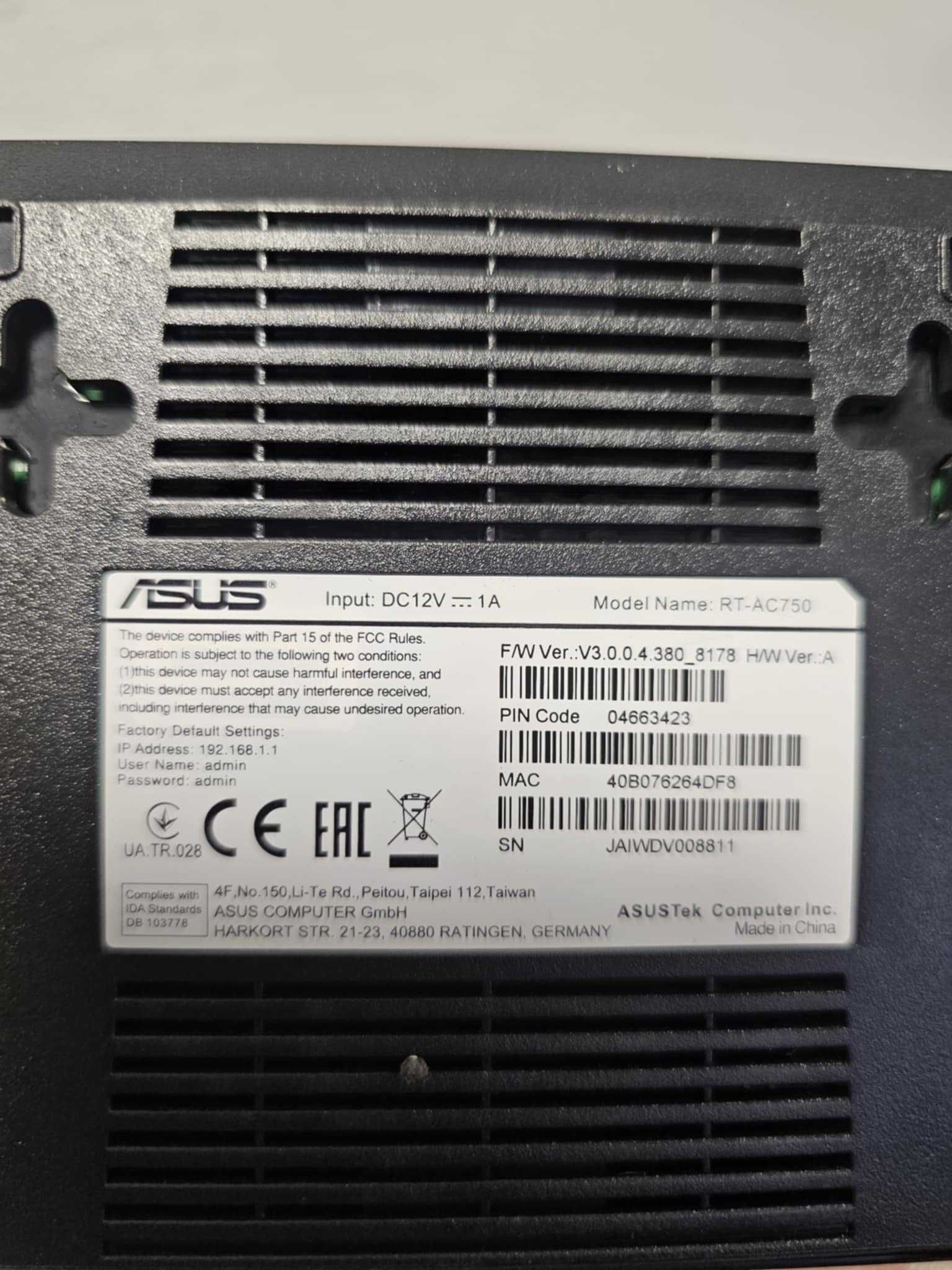 Router Wifi Asus RT-AC750