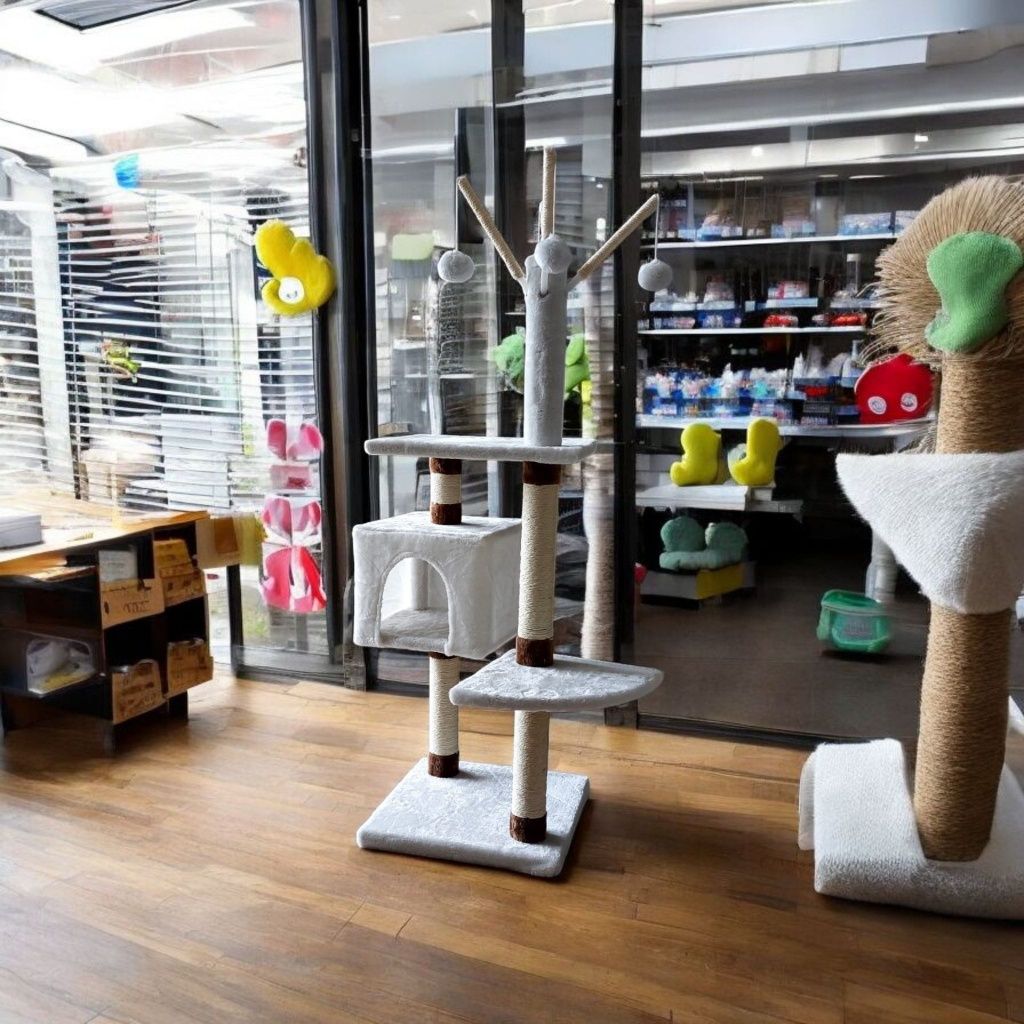 Drapak dla kota nowy z domkiem