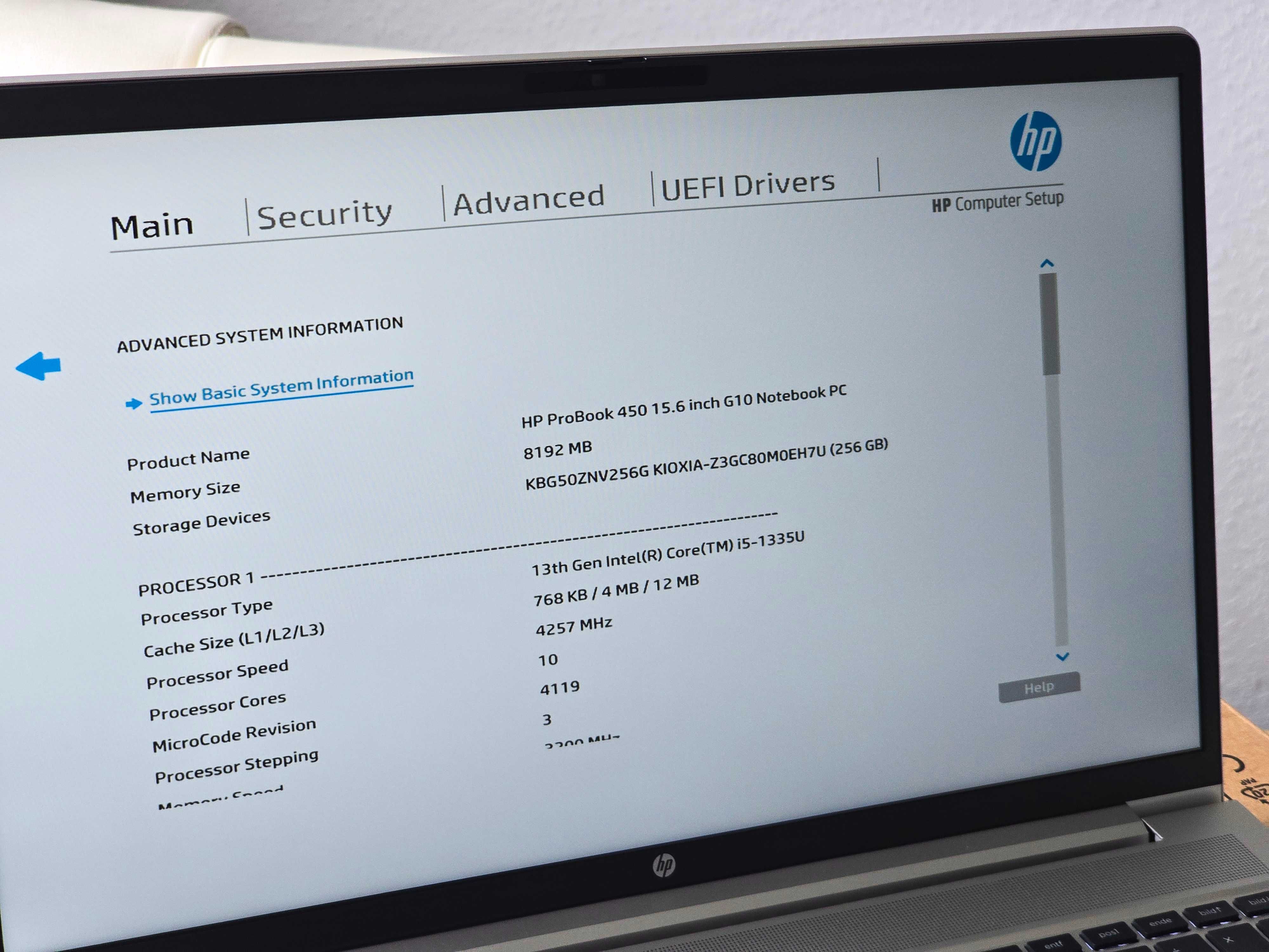 Новий! HP ProBook Business 450 G10, 15,6, Intel i5-1335U, 8/256 SSD