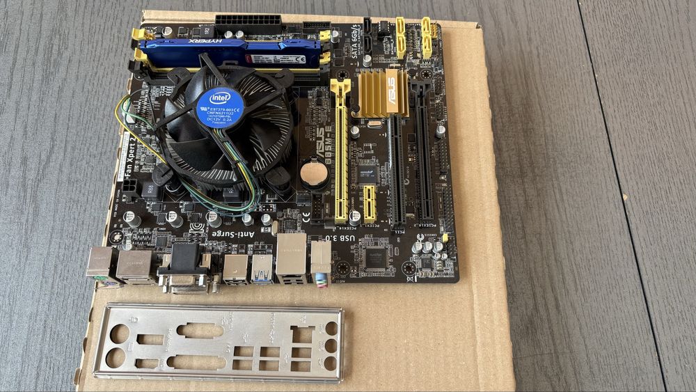 Płyta główna Asus B85M-E cpu+ram, rgb, hdmi, dp - zestaw 2