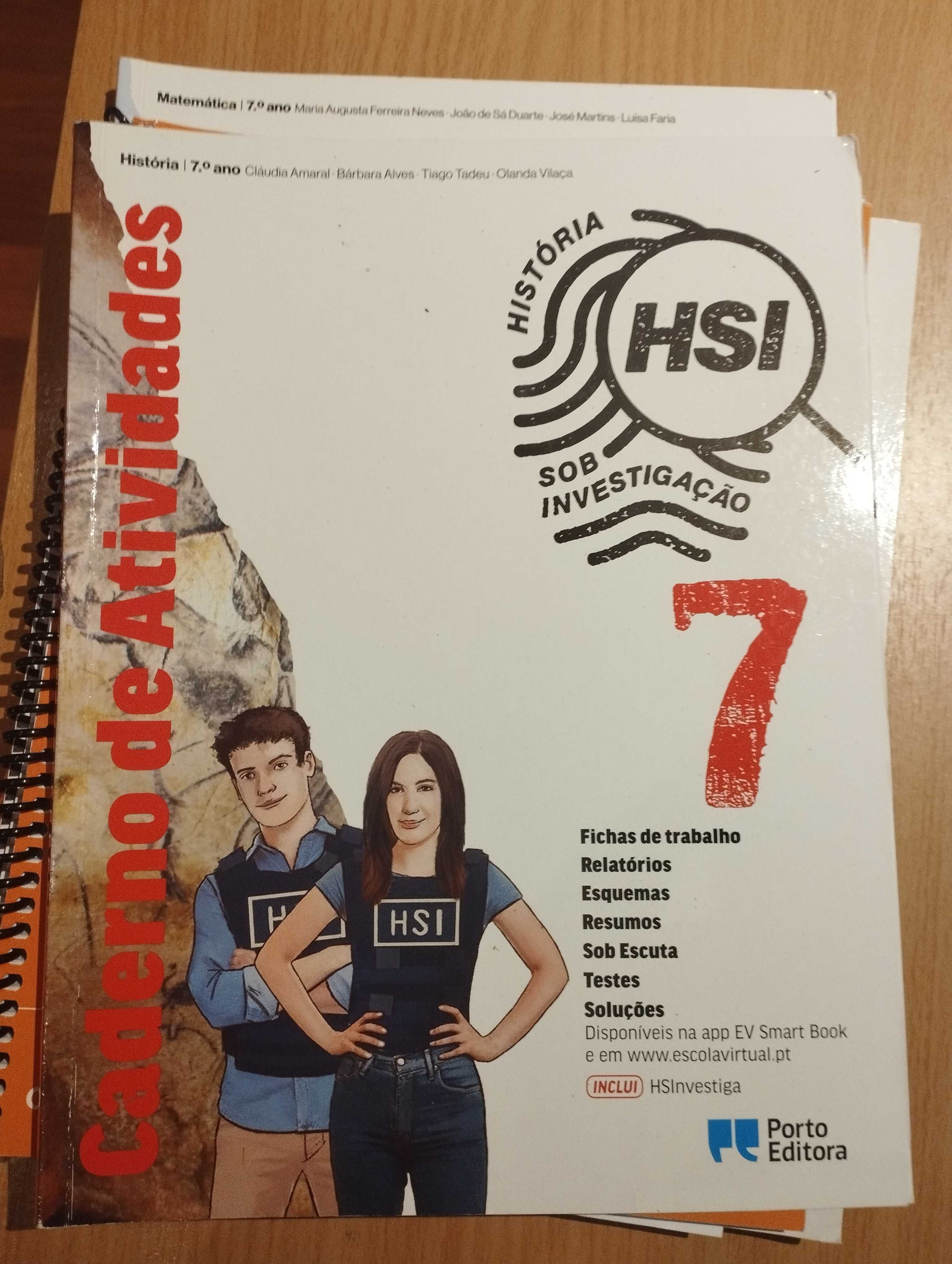 Livros de fichas 7 ano escola d. Pedro iv