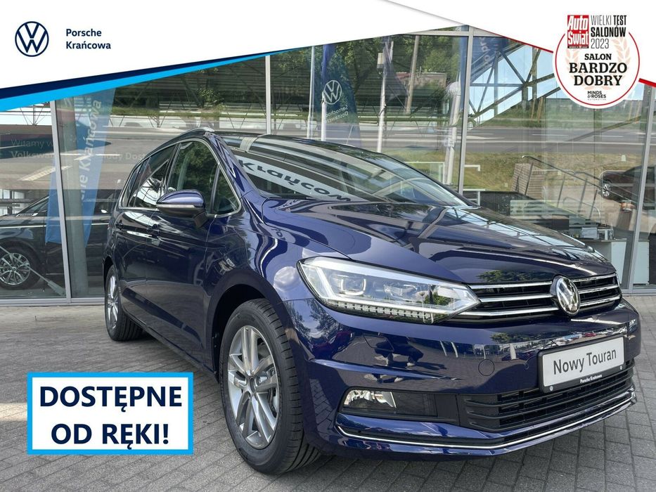 Volkswagen Touran Highline 1.5 TSI EVO 150KM automatyczna, DSG 7, Pakiet Comfort, Zimowy