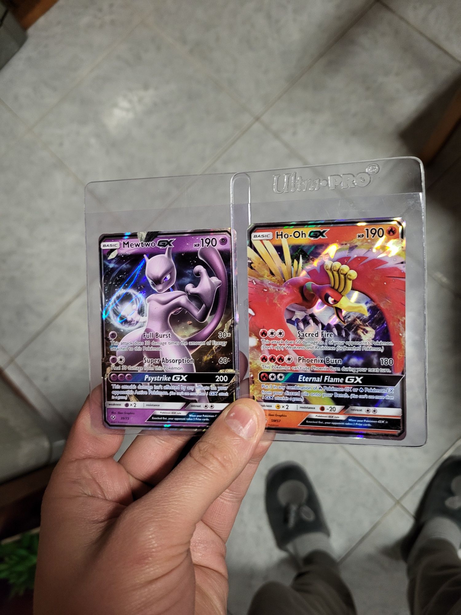 Cartas Pokemon Raras Originais GX Charizard Mewtwo