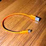 20cm Kabelek kabel przewód USB typ C marki JBL głośnik pomarańczowy
