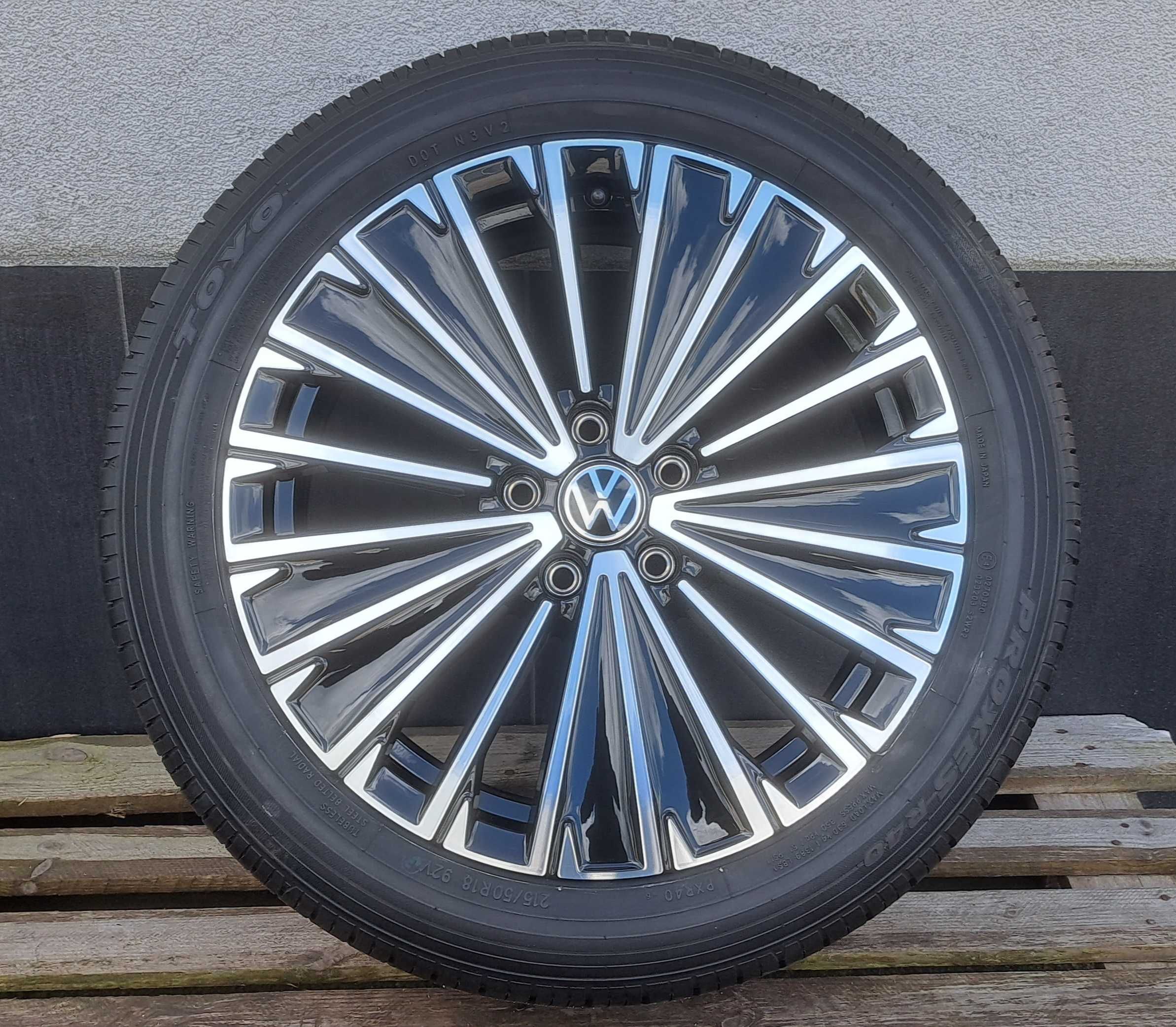 4x Koła letnie 18" Volkswagen T-Roc 7.5Jx18" TOYO Poxes NOWE ORG