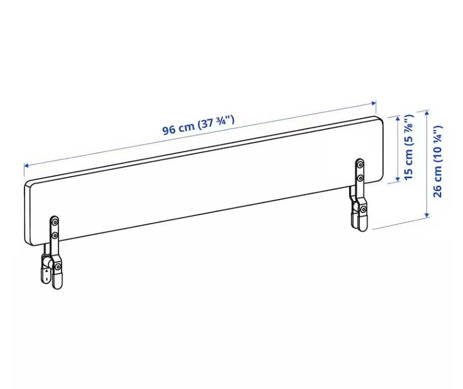 Захисний бортик для дитячого ліжка ІКЕА