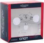 Спот Accento lighting 3x40 Вт E14 сатин ALIN-Polina-4