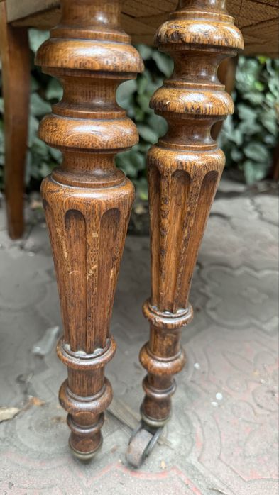 Стулья антикварные в стиле модерн, на колесиках, цена за 1 шт, Англия