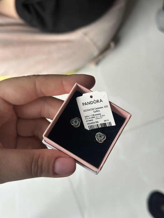 Сережки Pandora нові