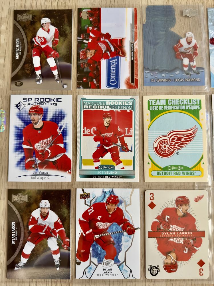 13 kart NHL Upper Deck Detroit Red Wings