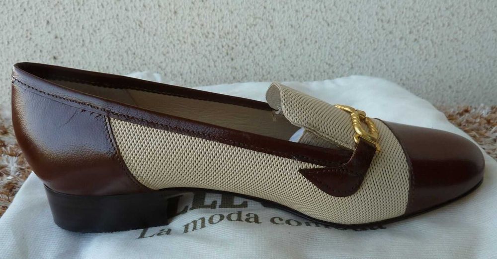 Sapatos italianos novos Vallerverde 37