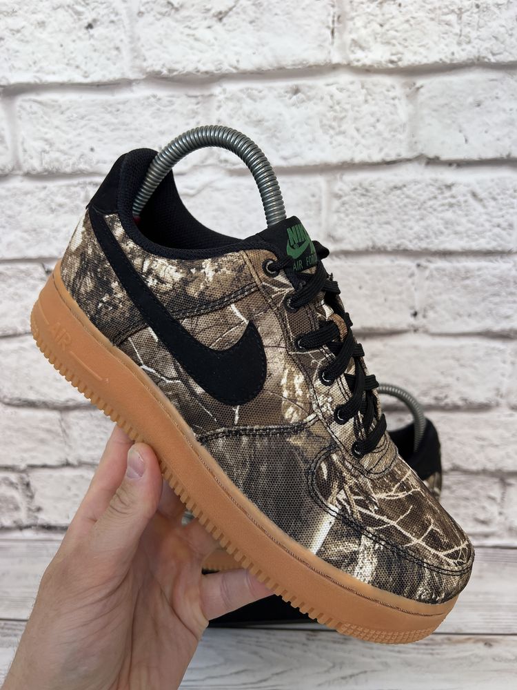 Кроссовки Оригінал Air Force 1 Low x Realtree Black Camo 39р.24.5см.