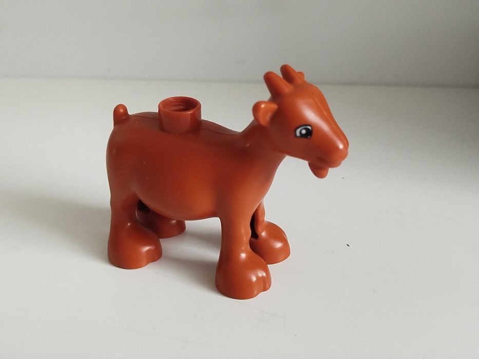 Lego Duplo zwierzęta - brązowa koza, kózka (2)