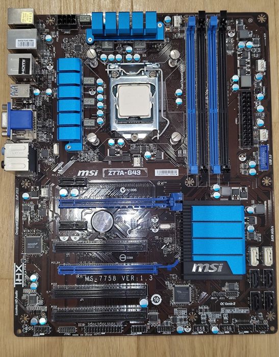 Płyta główna MSI Z77A-G43 +3 kable SATA