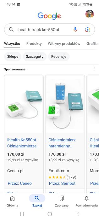 Cisnieniomierz naramienny iHealth KN550 BT bluetoothu