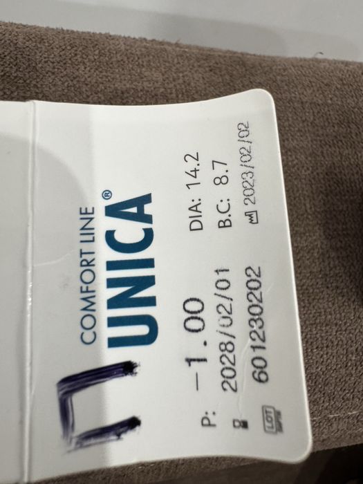 Контактні лінзи  UNICA Comfort Line
