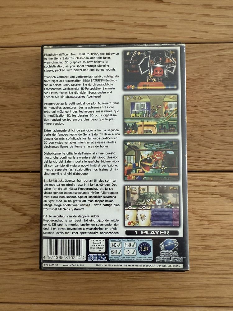 Sega Saturn: Clock Work Knight 2