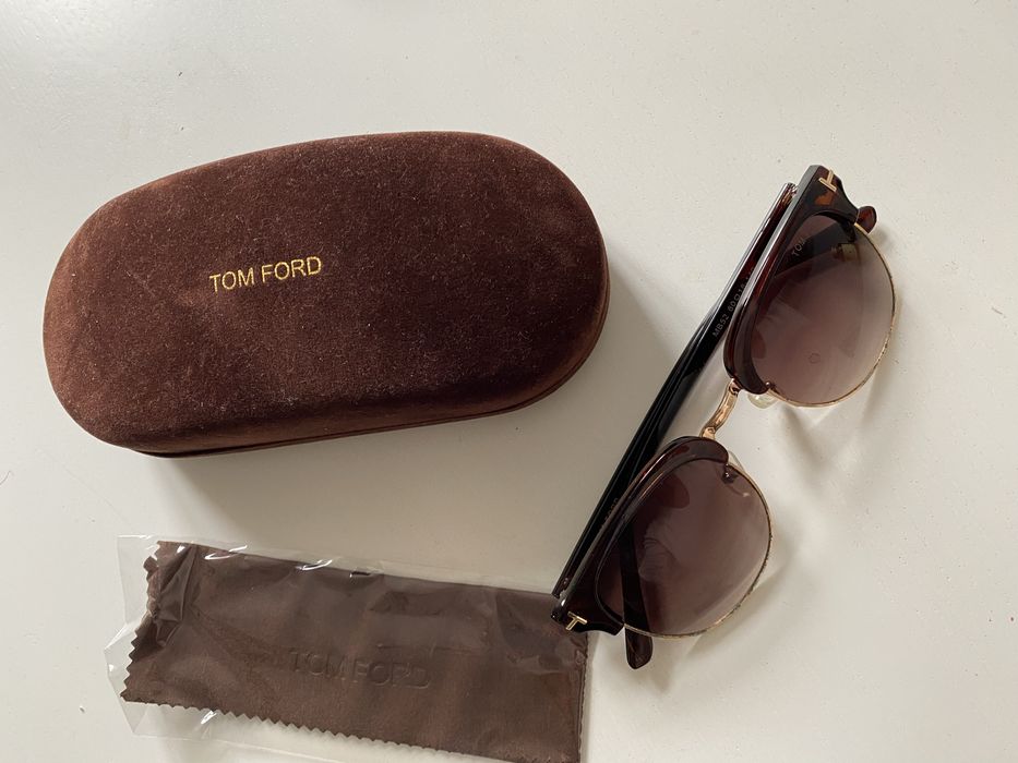 Tom Ford okulary prxeciwsloneczne brazowe