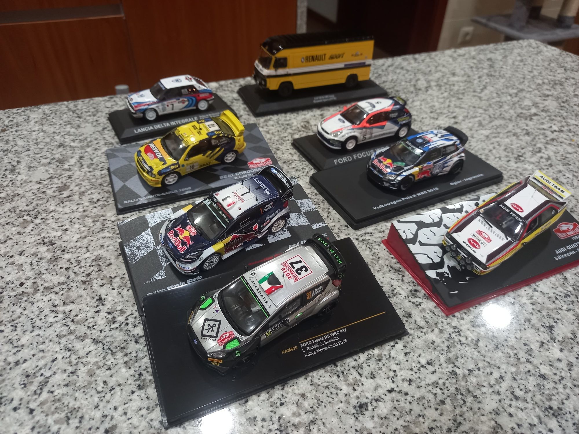 Lote miniaturas 1/43 WRC e outros