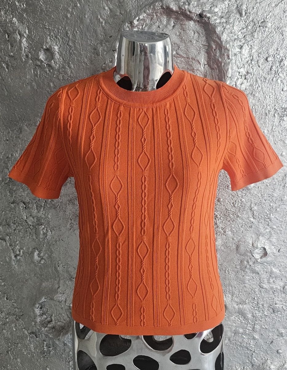 Hermes sweterek bluzka roz M