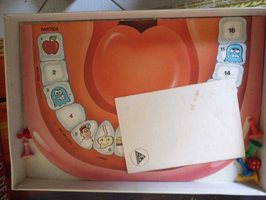 Jogo de Tabuleiro De Dente a Dentinho da Majora