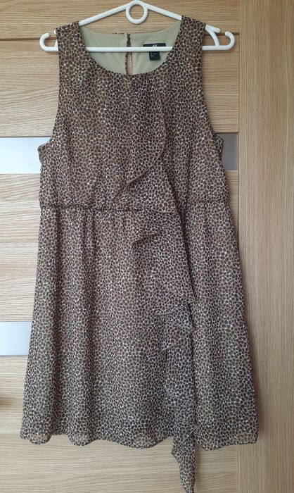 Letnia sukienka w panterkę H&M rozm 40
