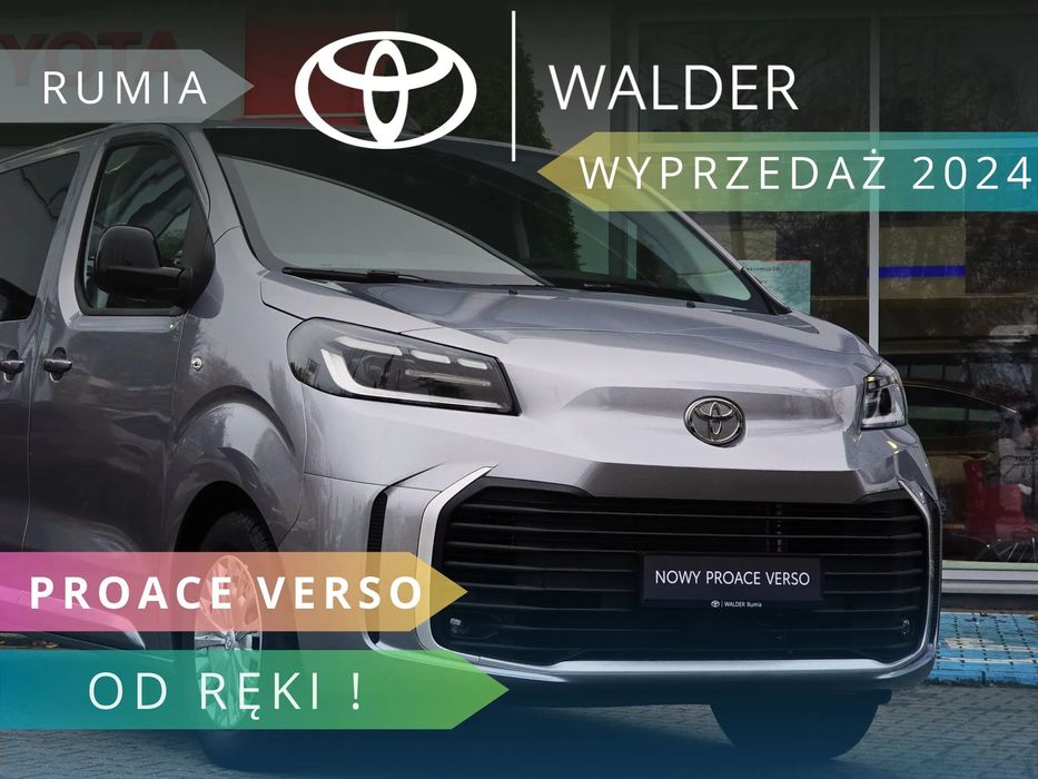 Toyota Proace Verso 2.0D-4D 144KM 6M/T | MEDIUM - BUSINESS | Mobility - PFRON | Od Ręki!