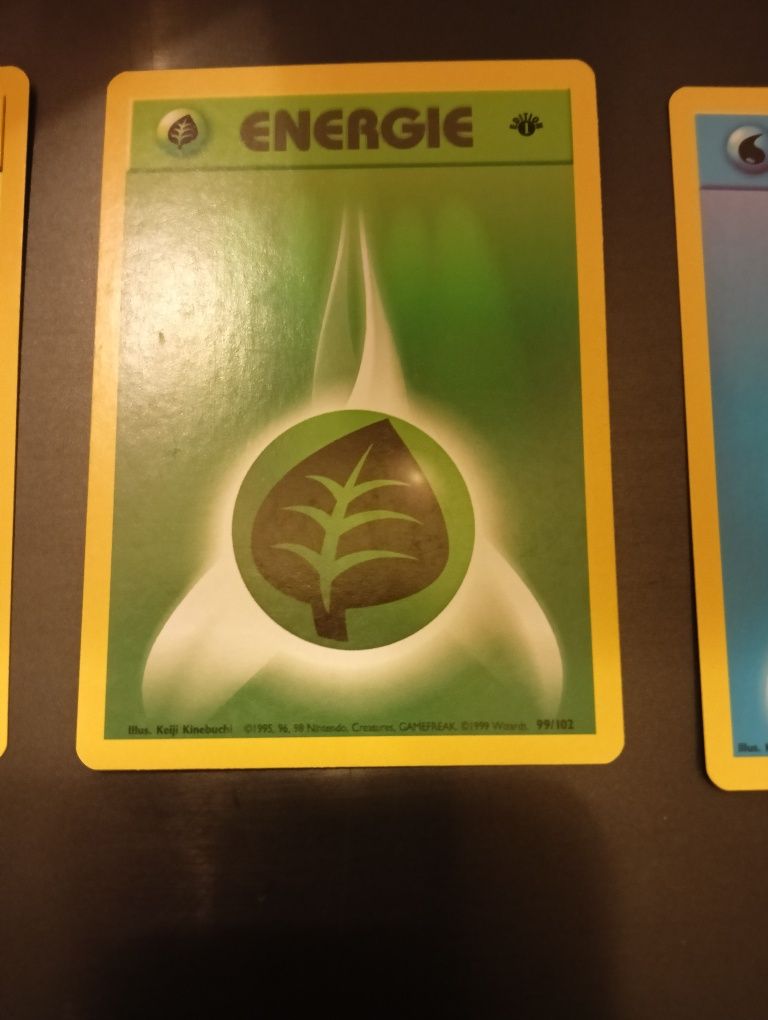 Pokemon karty energii 1st edition, base set