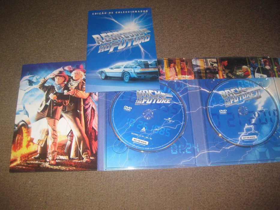 Colecção Completa DVD "Regresso ao Futuro" Digipack+1 Disco de Extras!