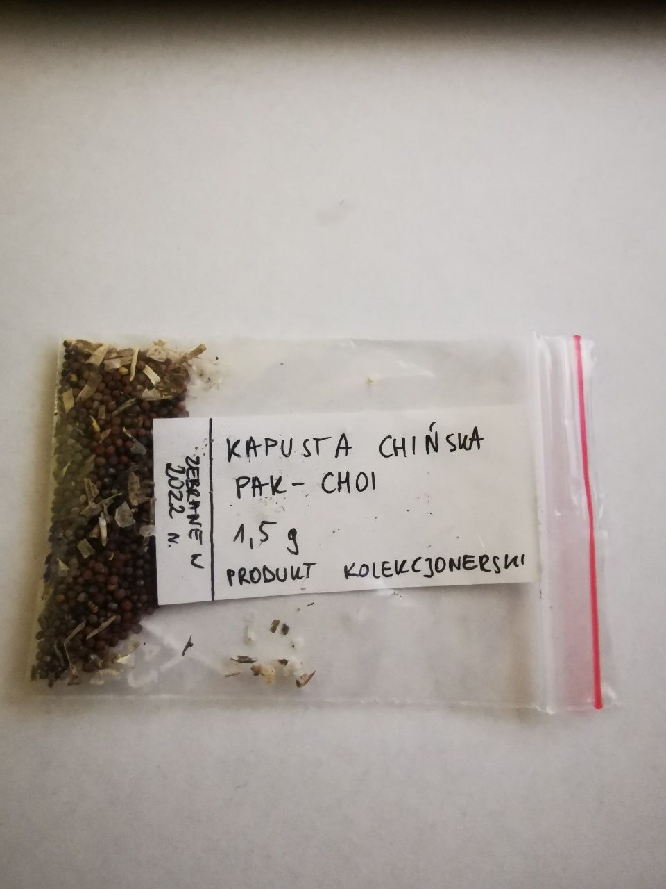 Nasiona Kapusty Pak-Choi - 1,5 g nasion kolekcjonerskich
