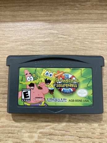 The Spongebob Squarepants gameboy advance game boy gba gra