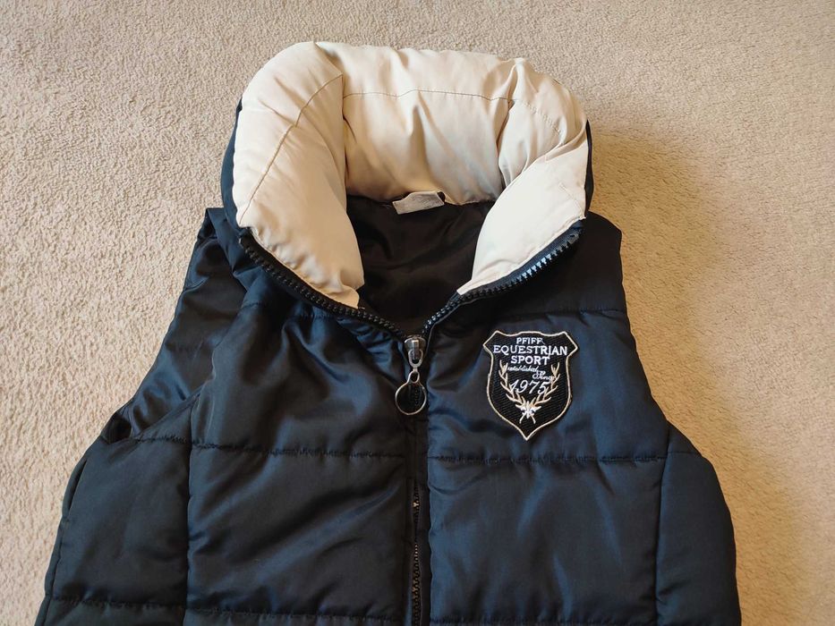 Kamizelka puchowa PFIFF jeździecka do jazdy konnej