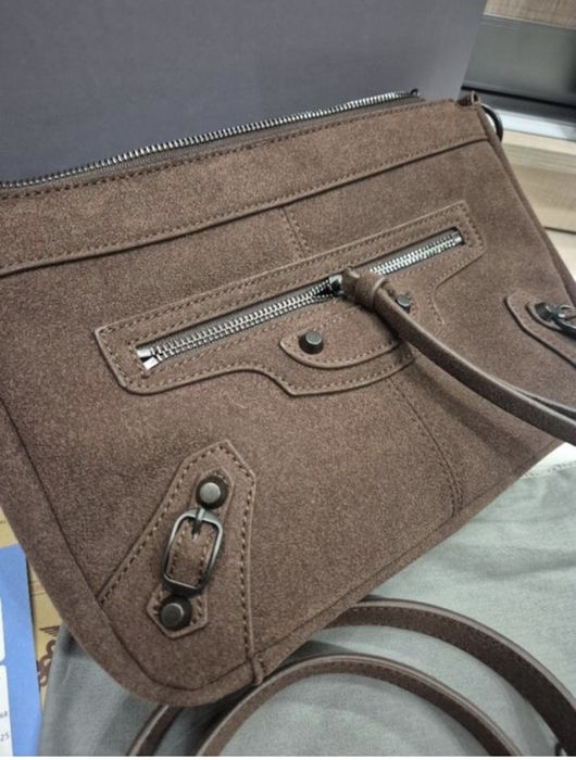 Сумка 28×18 замш