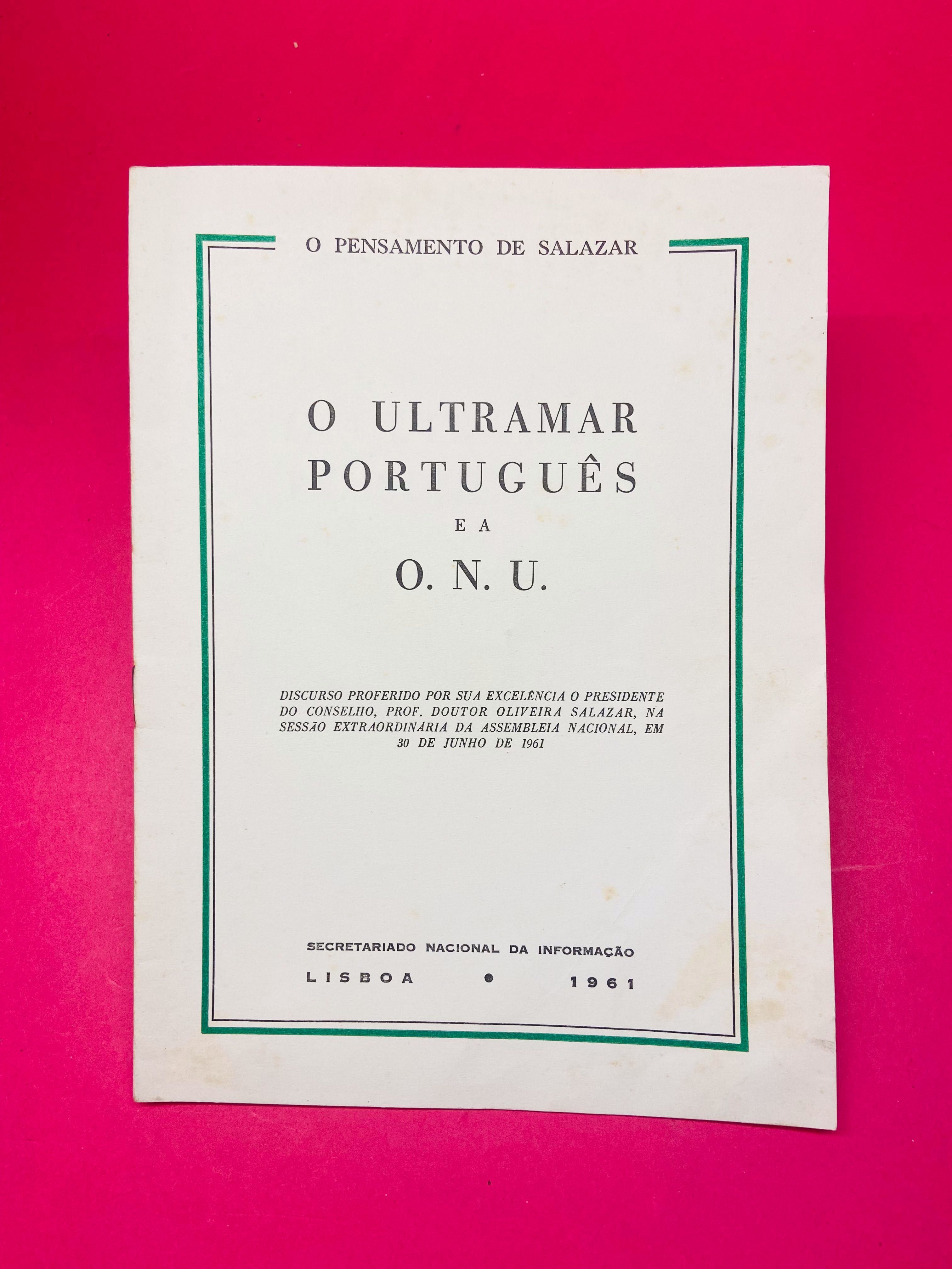 O Ultramar Português e a ONU 1961