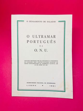 O Ultramar Português e a ONU 1961