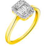 Apart stylowy złoty pierścionek diamenty 0,21 ct vintage jnowy metka
