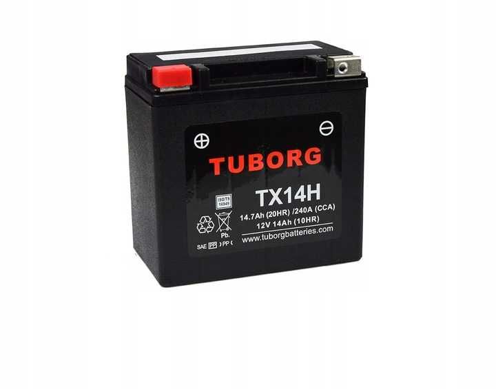 Akumulator Tuborg TX14H 14AH 240A Konin Spółdzielców 31b/f