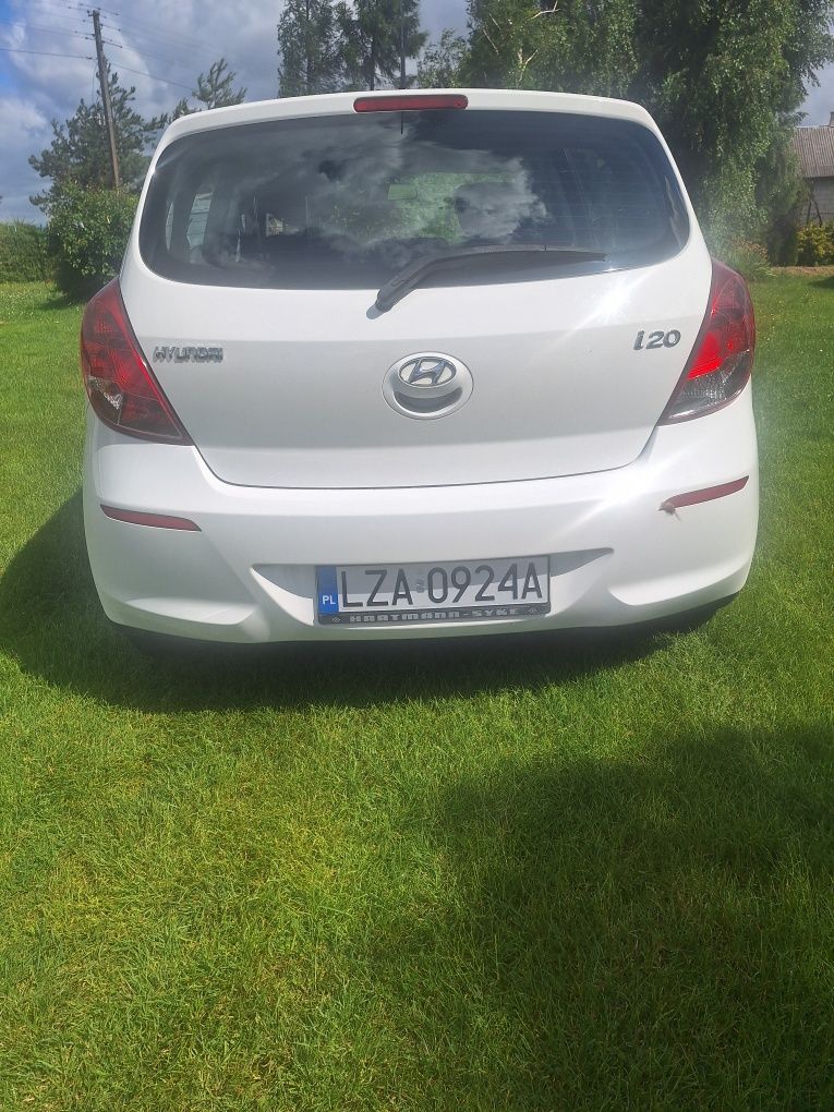 Hyundai i20 2014 LPG benzyna gaz biały