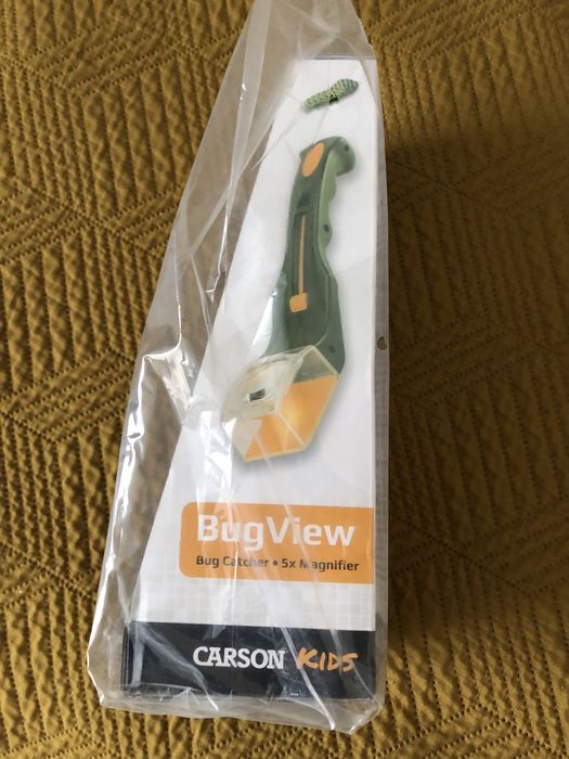 Lupa dla dzieci Carson BugView One Hand 5x Bug Catche - zielona