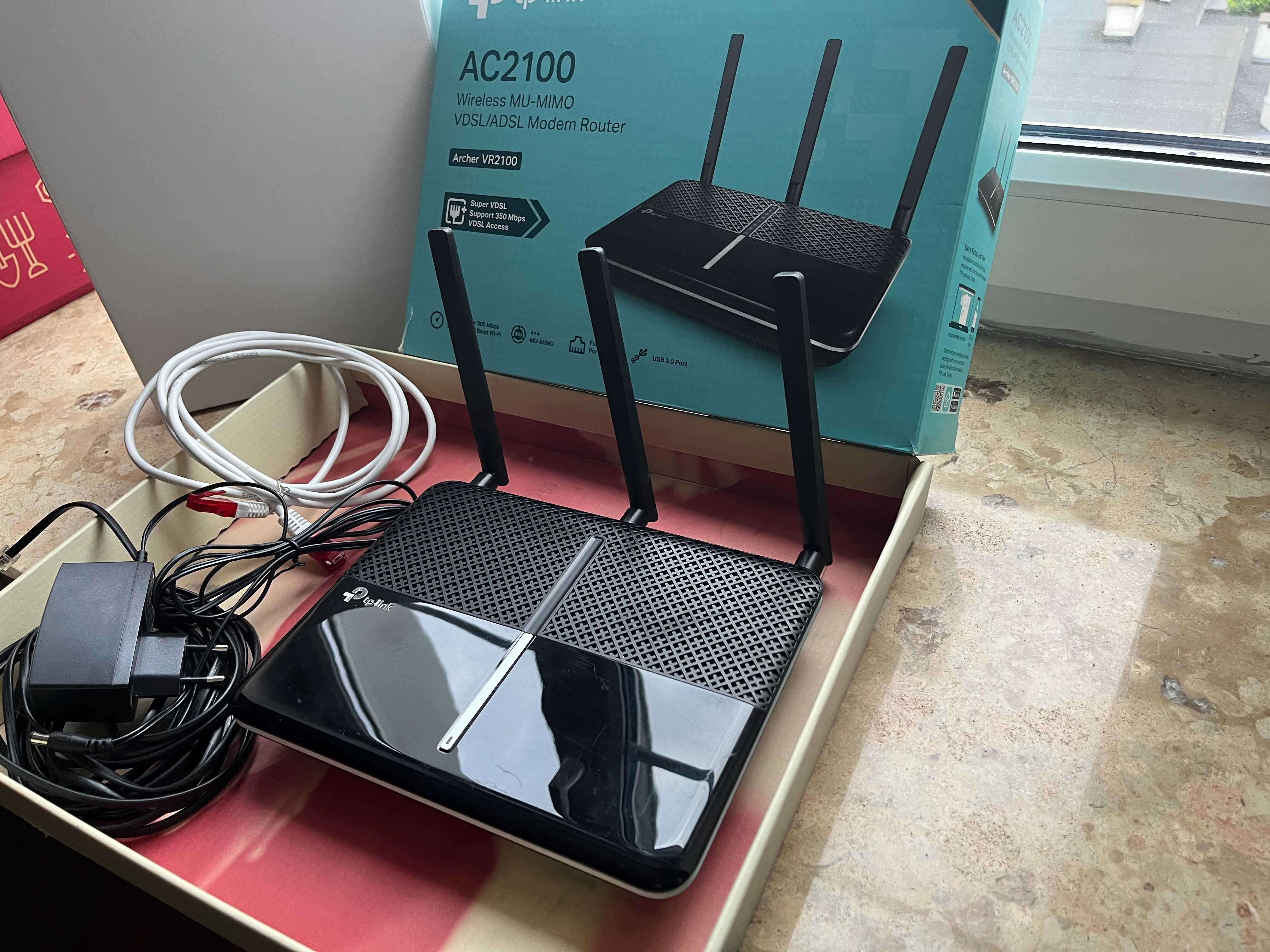 router TP-LINK ARCHE1R VR2100 VDSL / ADSL AC2100