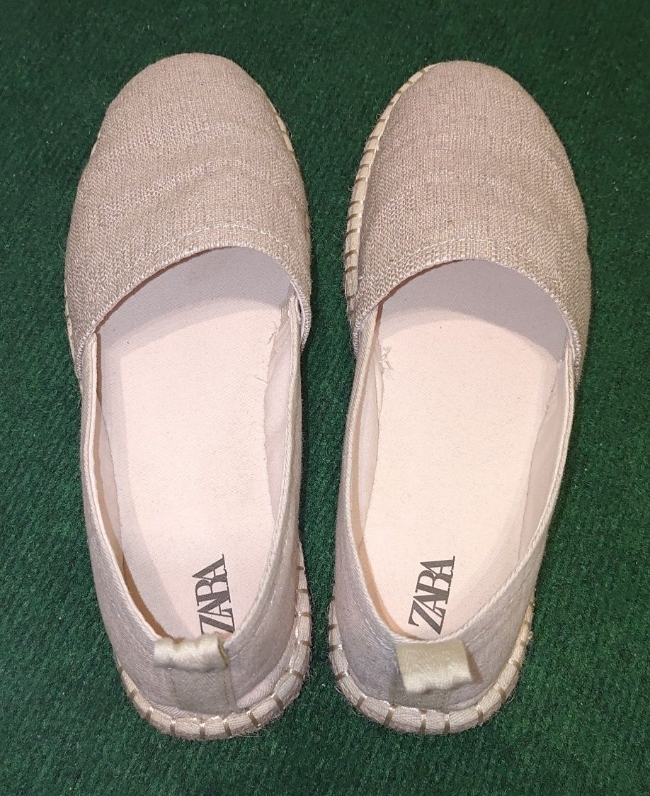 Espadryle męskie Zara 42 beż 27 cm 28 cm