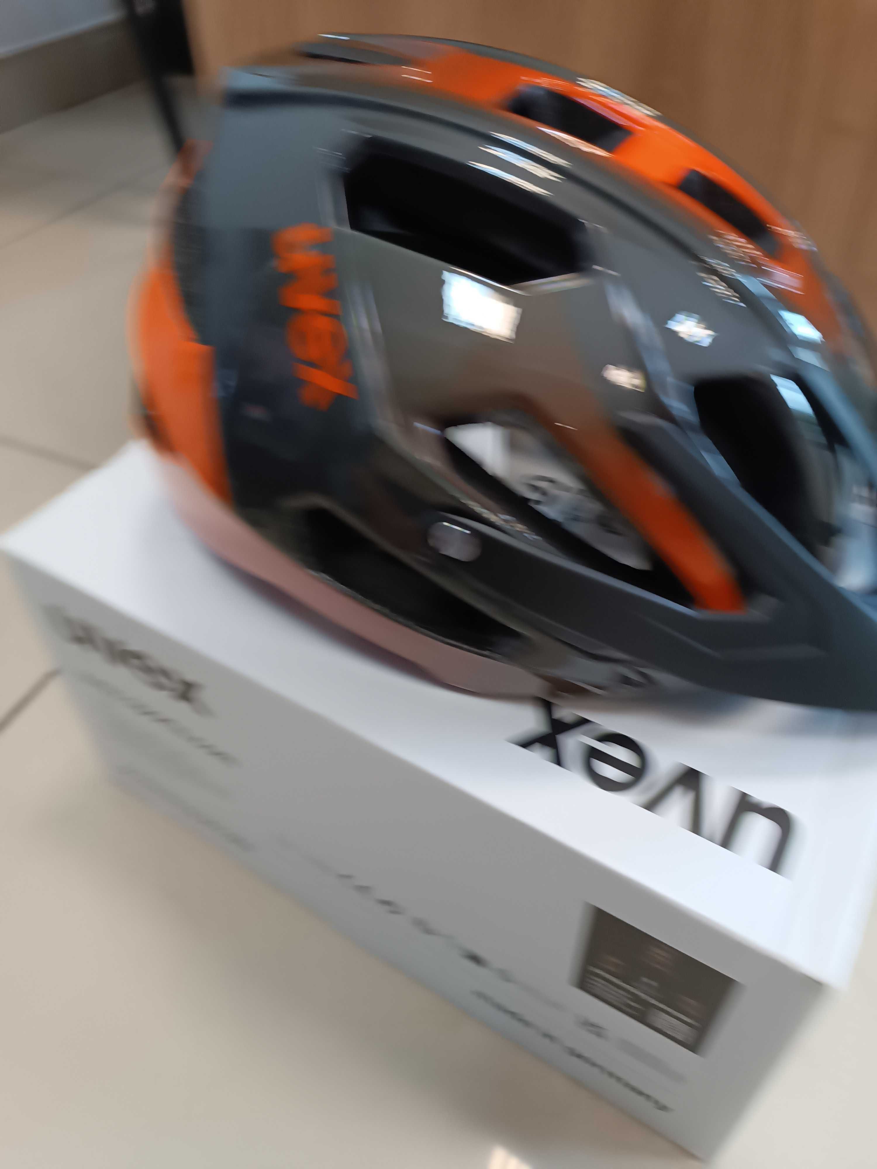 Kask rowerowy UVEX Quatro Titan Orange