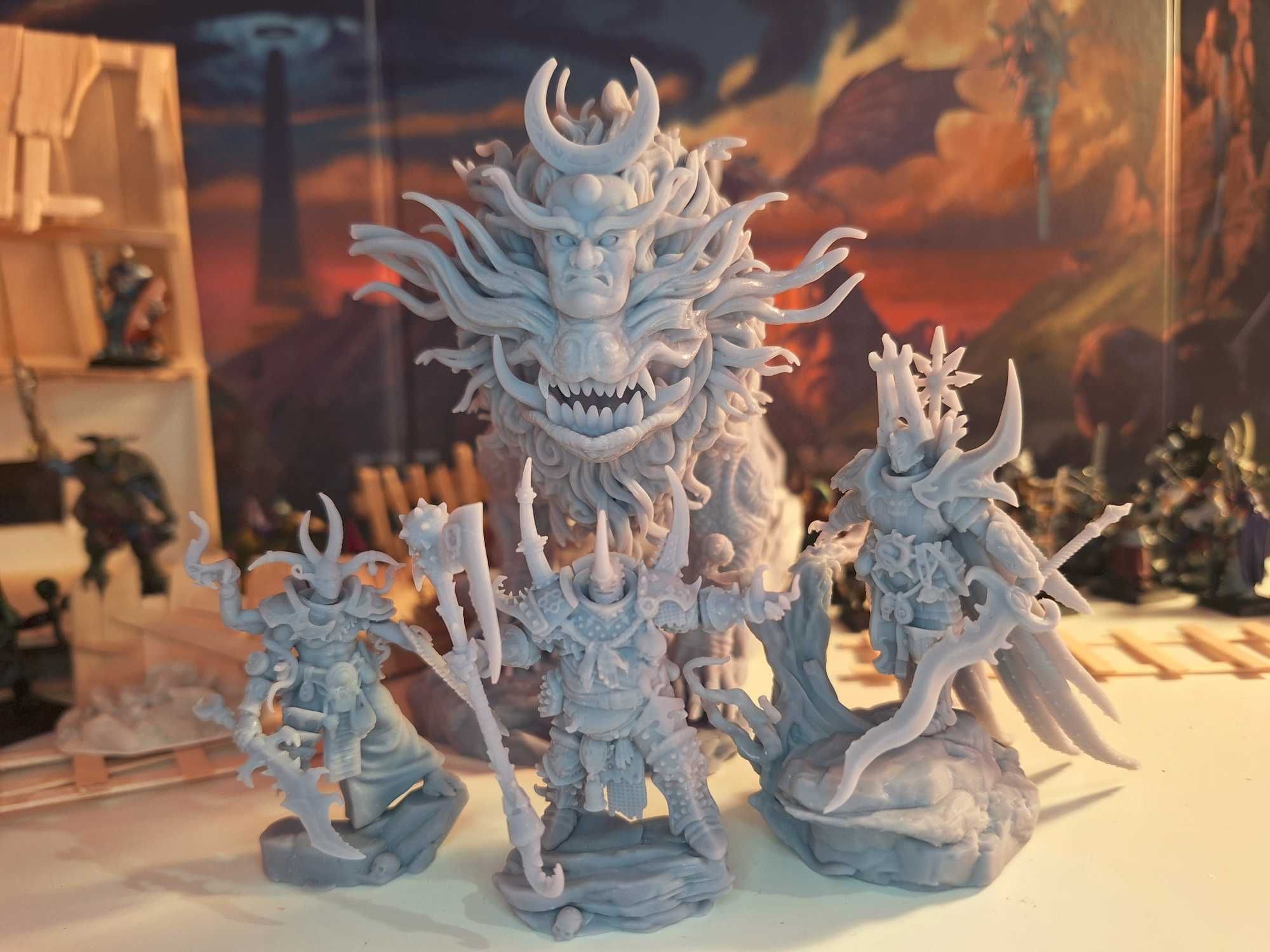 Nestah Orcs Beast Chariot - The Beholder Miniatures