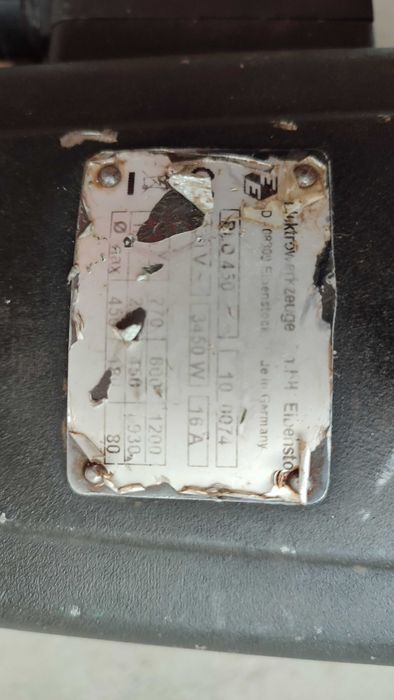 Wiertnica diamentowa do betonu EIBENSTOCK po serwisie