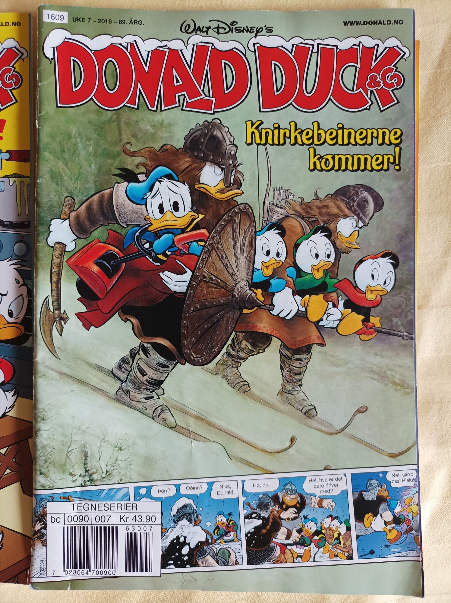 Donald Duck komiks norweski język