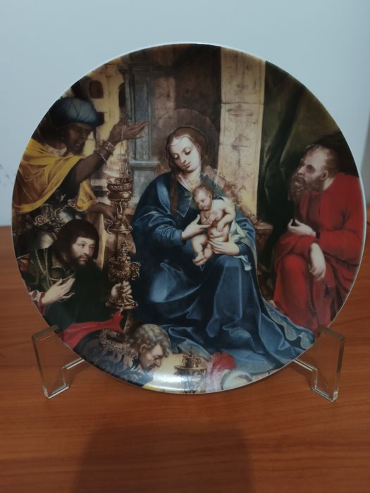 Pratos de Natal Vista Alegre 1984 a 1991