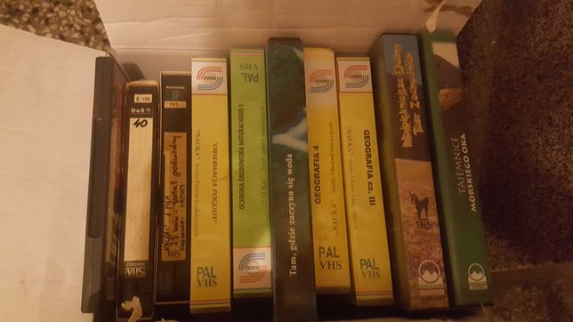 Oddam kasety VHS, ponad 50 sztuk - Geografia, Starożytne cywilizacje i