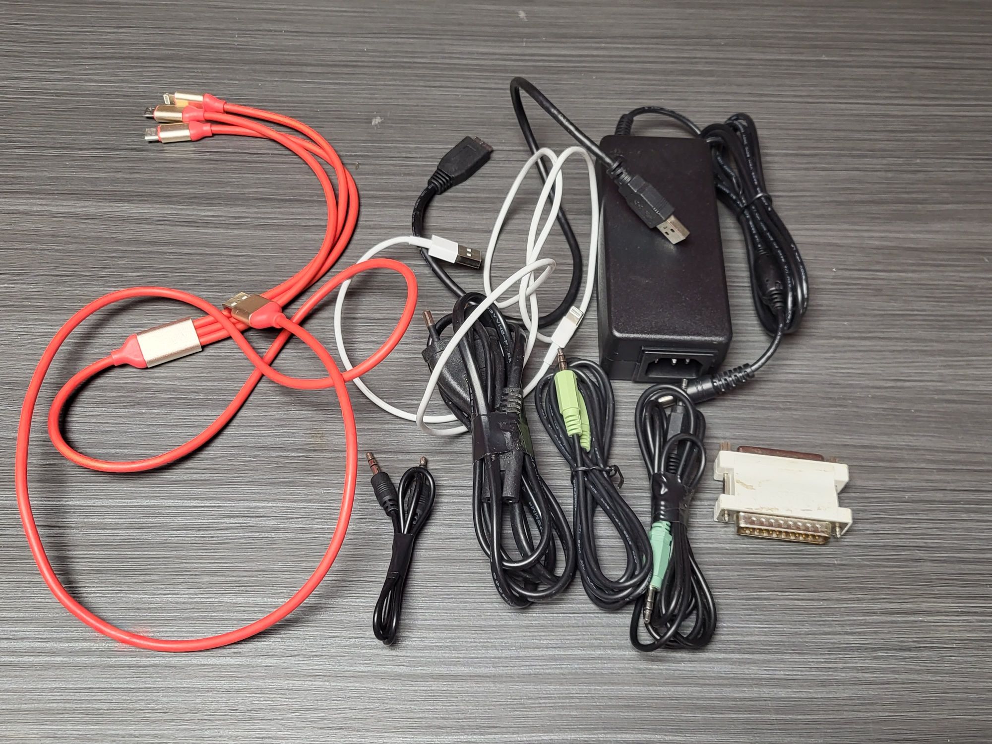 Kable, iPhone, zasilający do laptopa, dźwiękowy, micro usb, usb-c